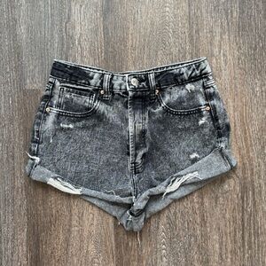 ‼️SOLD‼️ Wild Fable Highest Rise Cutoff Shorts 6 Faded Distressed Black